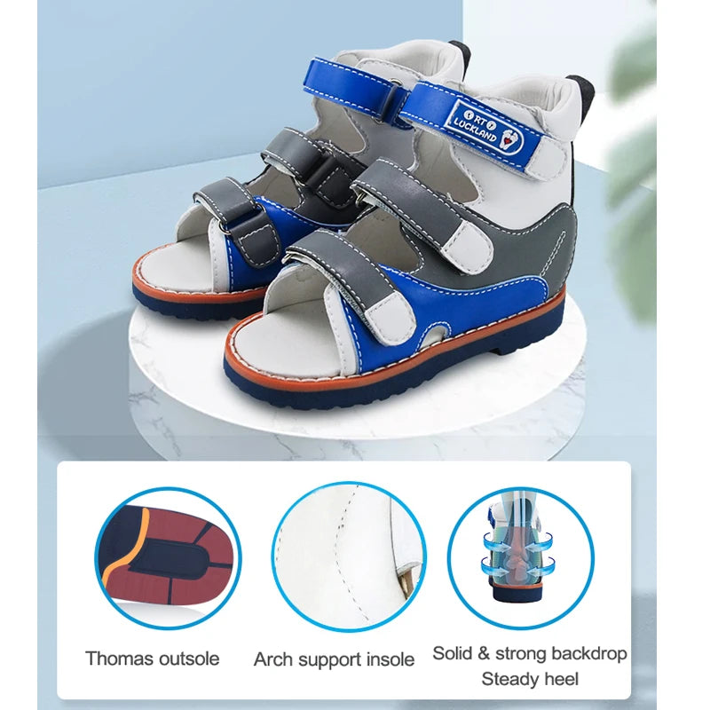 Comfort Meets Style: Baby Boys Summer Orthopedic Sandals with Arch Support for Healthy Feet