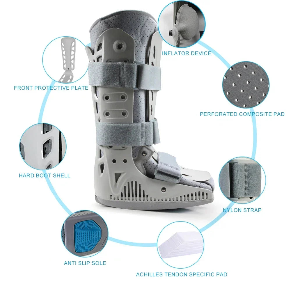 Revolutionary Inflatable Walking Boot - The Ultimate Air Cam Walker for Sprains and Fractures